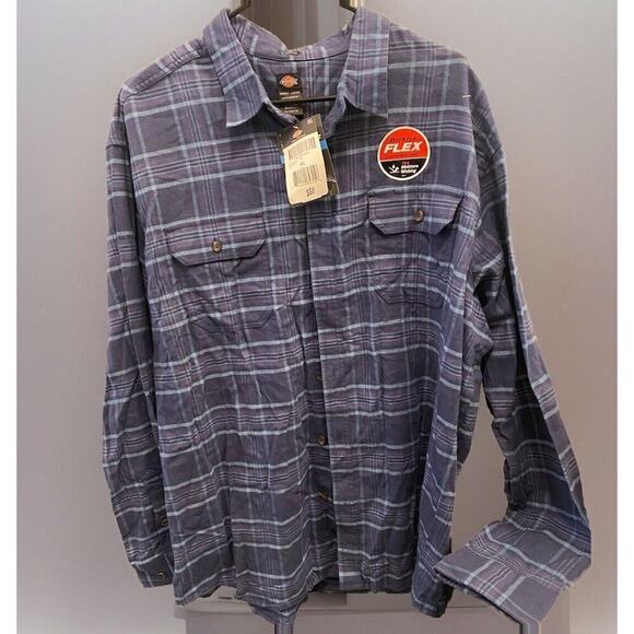 Dickies Other - Dickies Long Sleeve Flannel With Flex Fabric Plus Moisture Wicking Size XL NWT